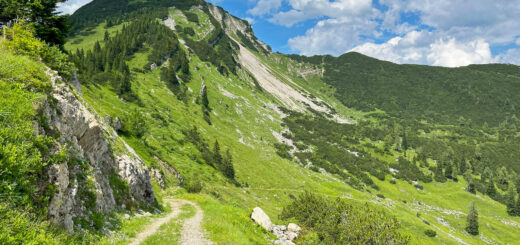 Hinten zu sehen: Das Sonntagshorn