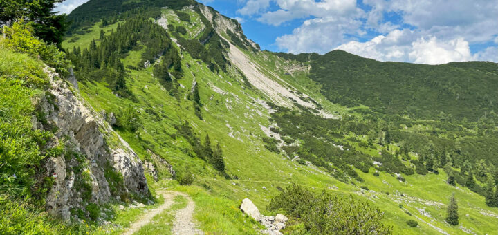 Hinten zu sehen: Das Sonntagshorn