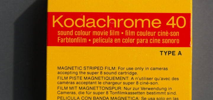 Kodak Kodachrome 40 Farbtonfilm.