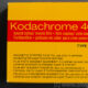 Kodak Kodachrome 40 Farbtonfilm.