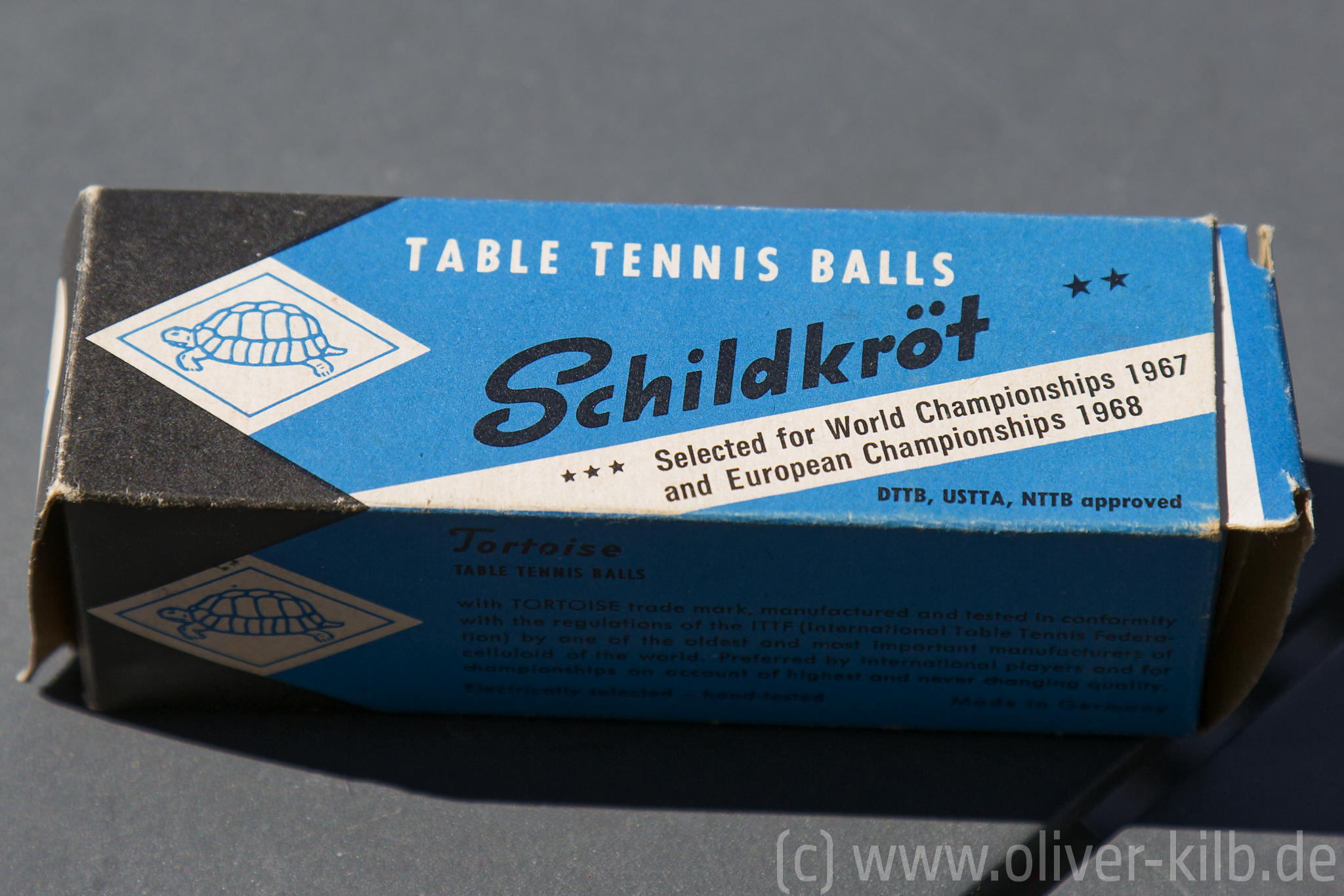 Schildkröt ** Tischtennis-Bälle 1960er Jahre