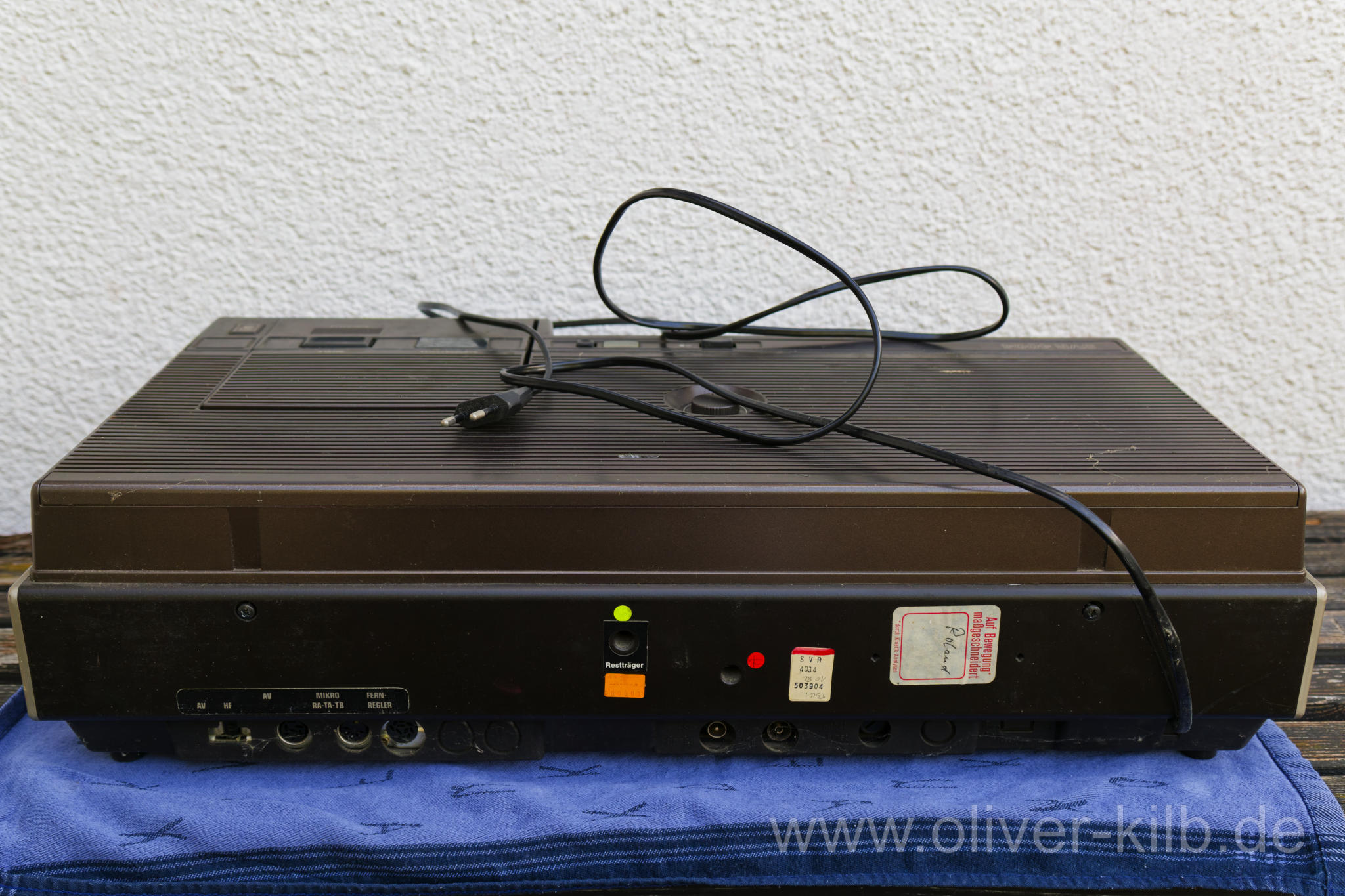 Grundig SVR 4004 Rückseite.