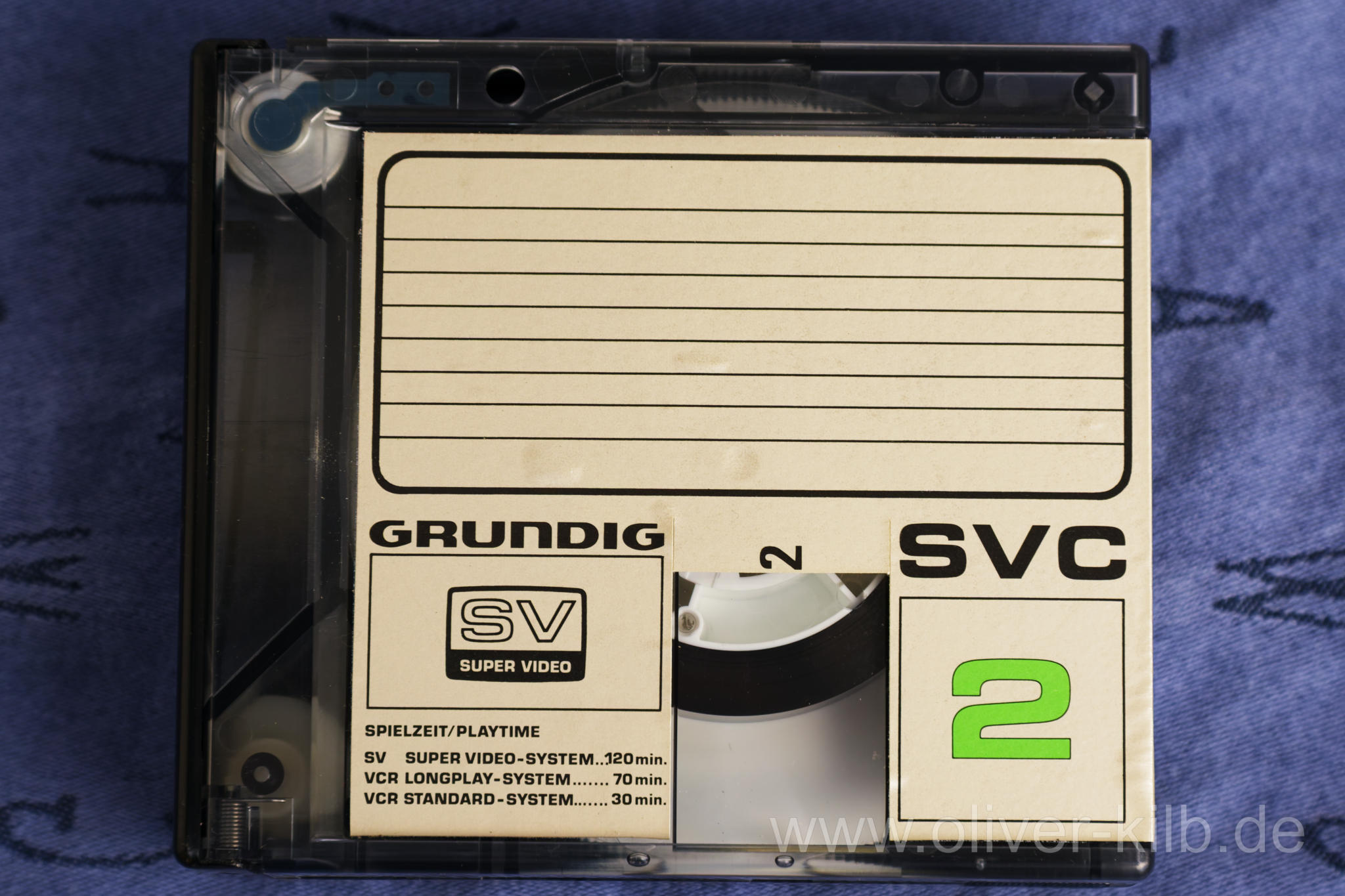 Grundig SVC 2 Kassette für Super Video.