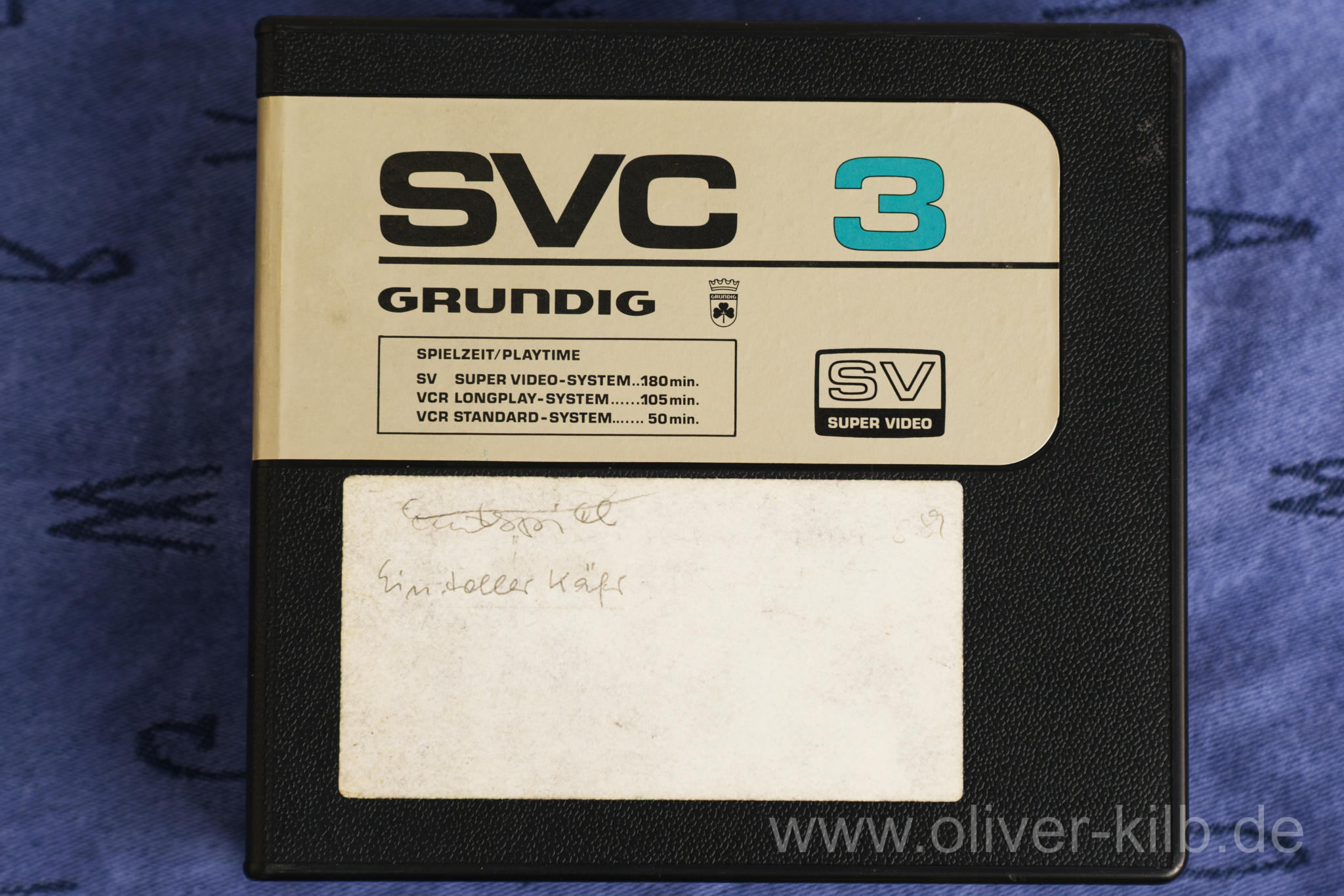 Grundig SVC 3 Kassette für Super Video.
