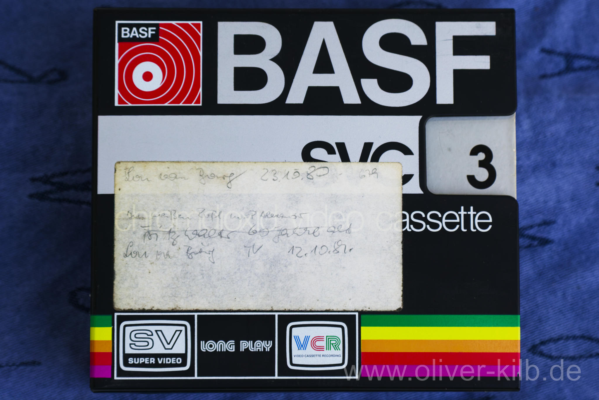 BASF SVC 3 Kassette für Super Video.