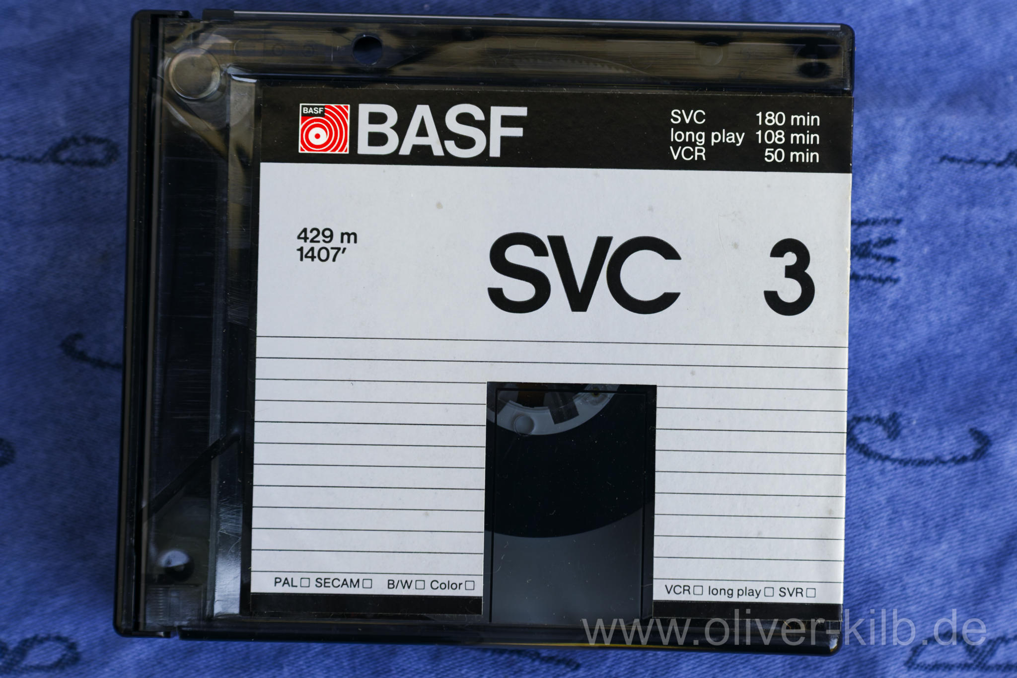 BASF SVC 3 Kassette für Super Video.