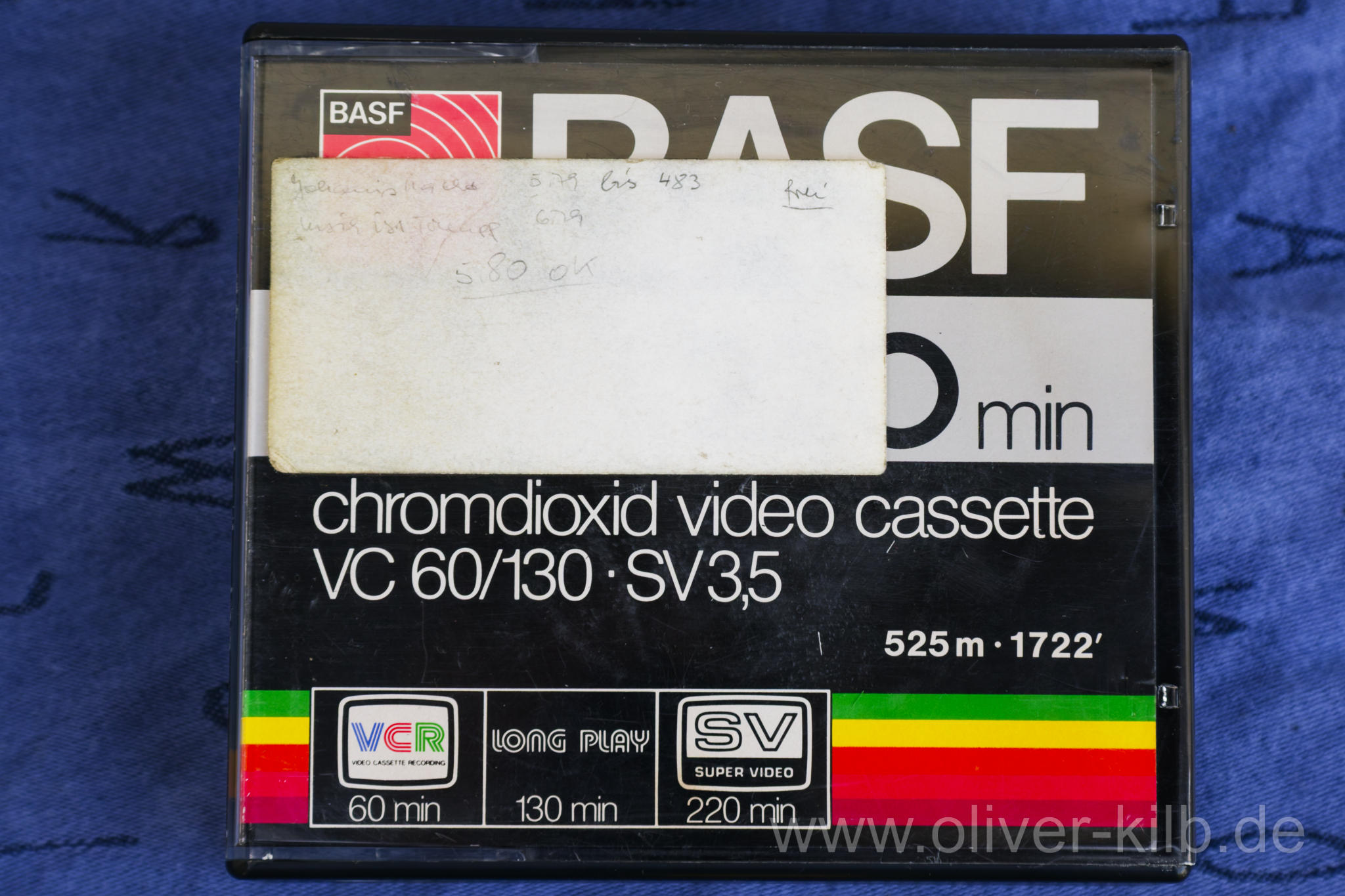 BASF SVC 3,5 Kassette für Super Video.