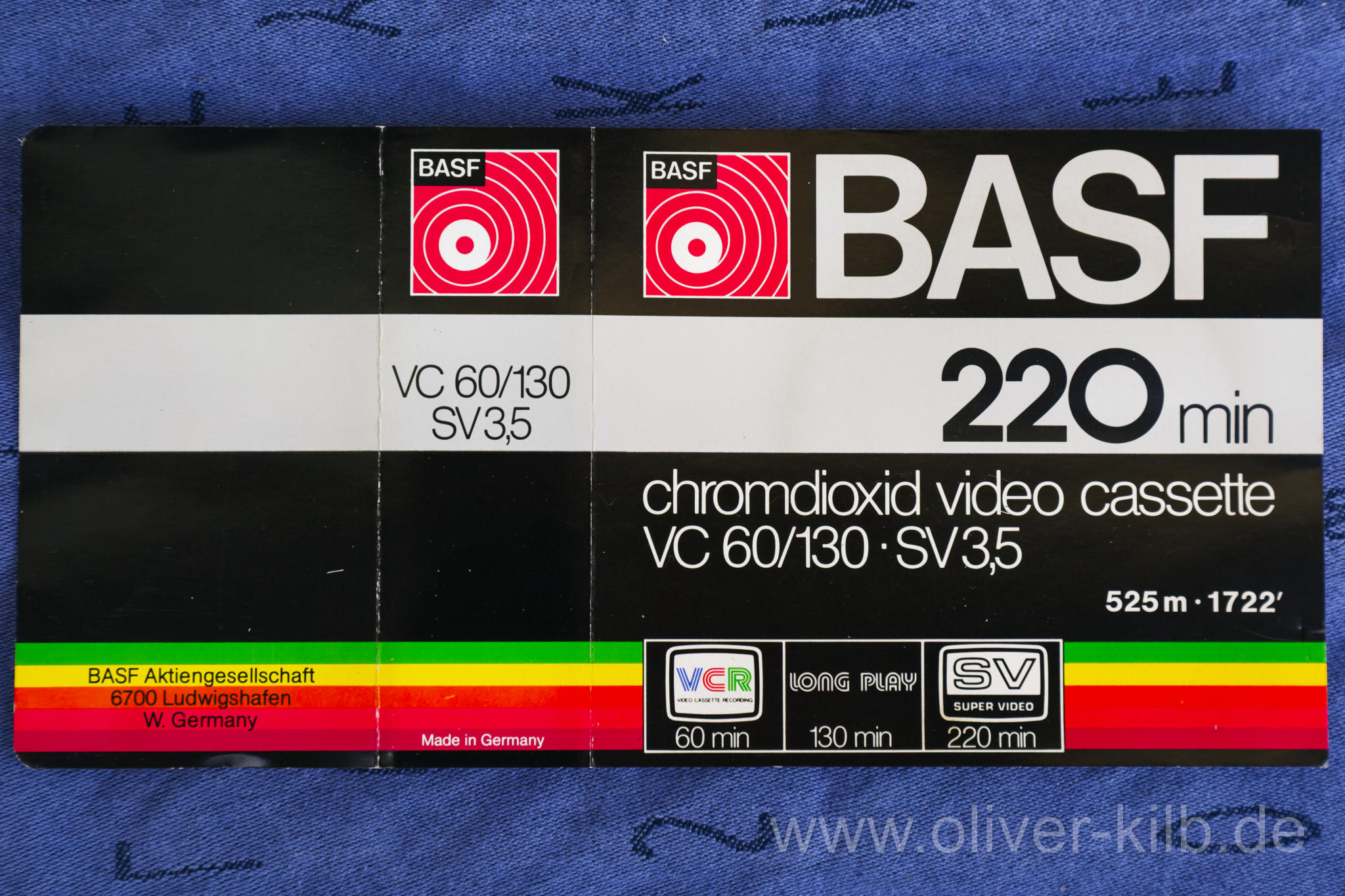 BASF SVC 3,5 Kassette für Super Video.