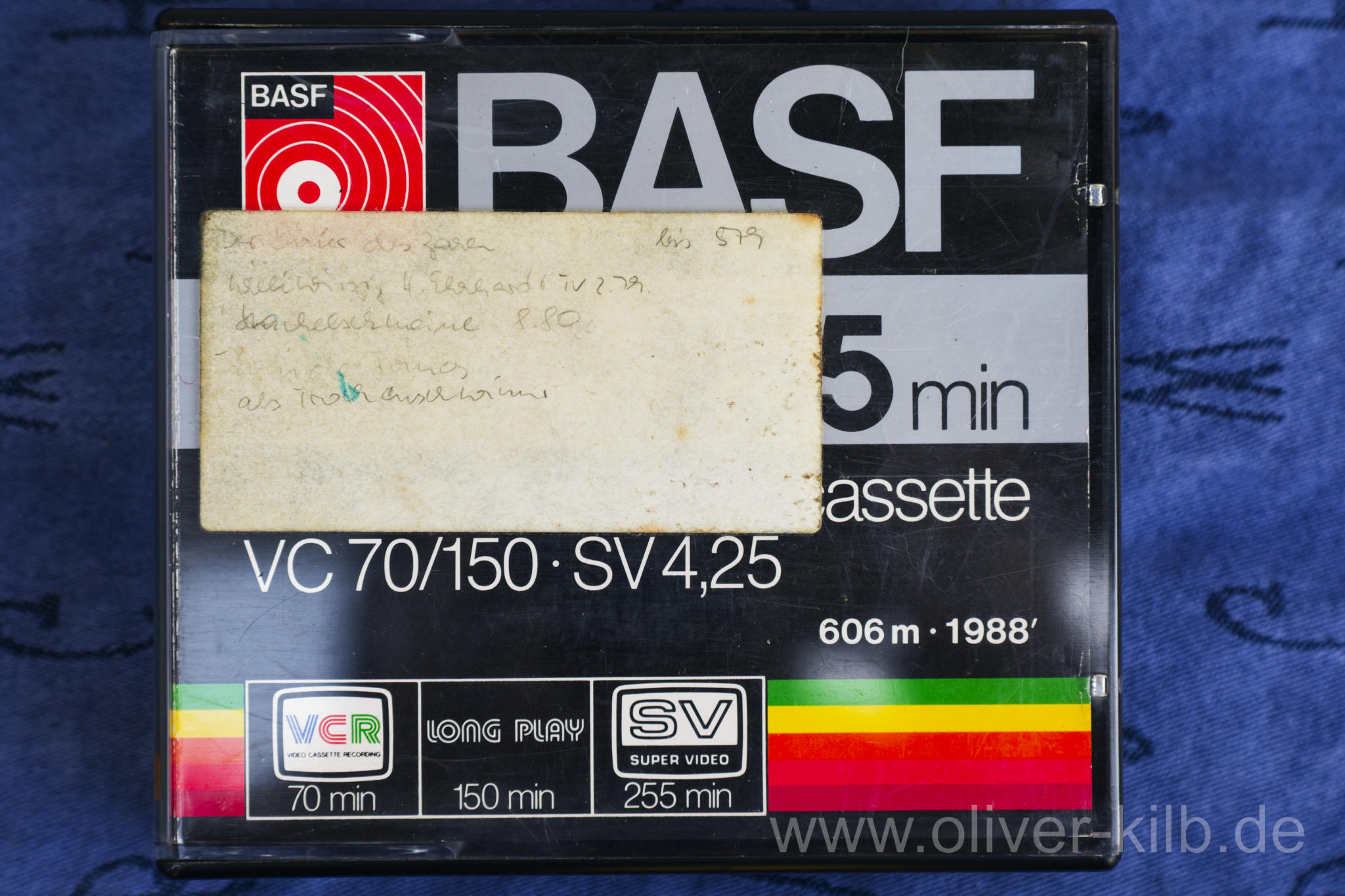 BASF SVC 4,25 Kassette für Super Video.