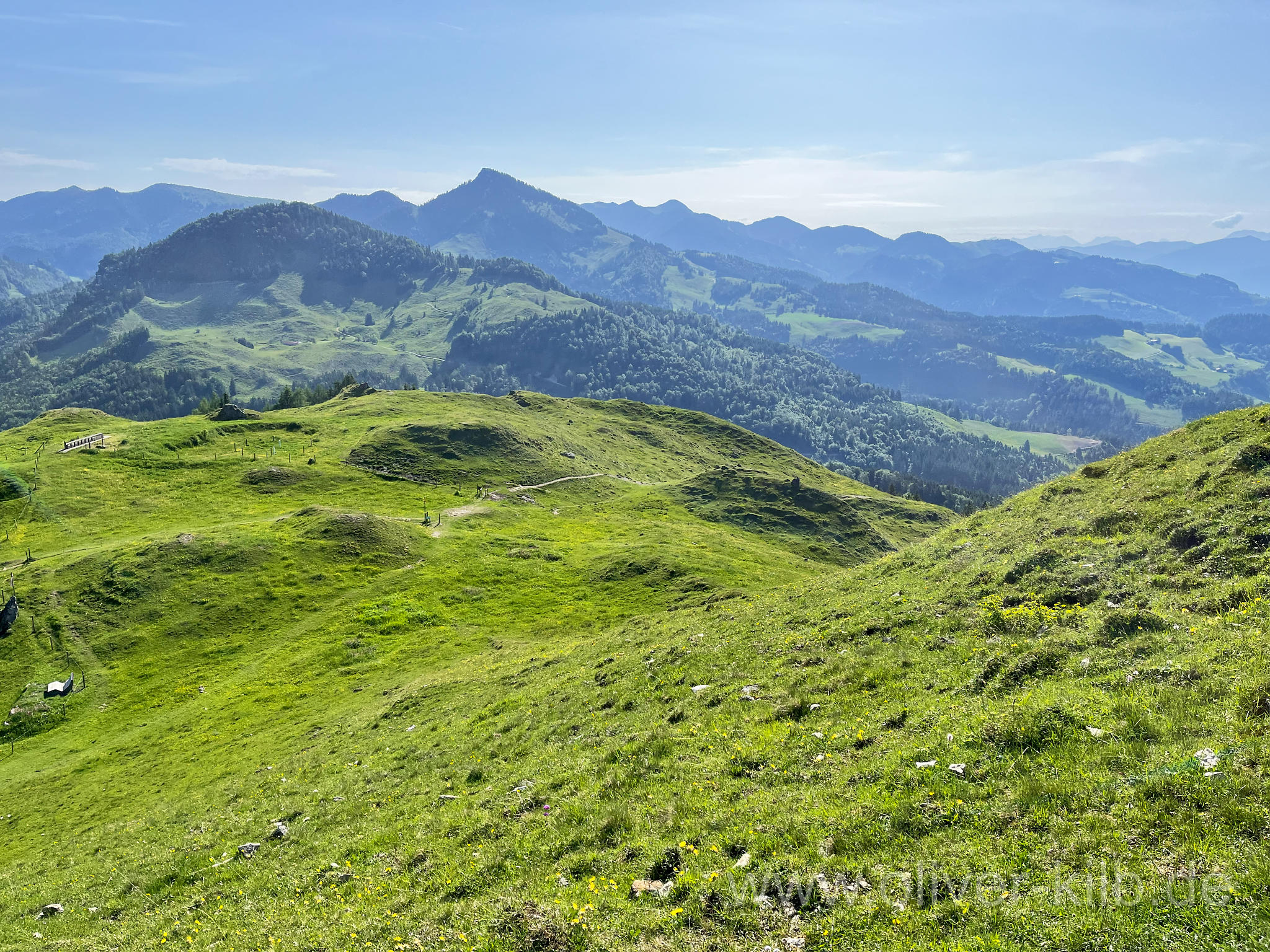Blick in östliche Richtung.