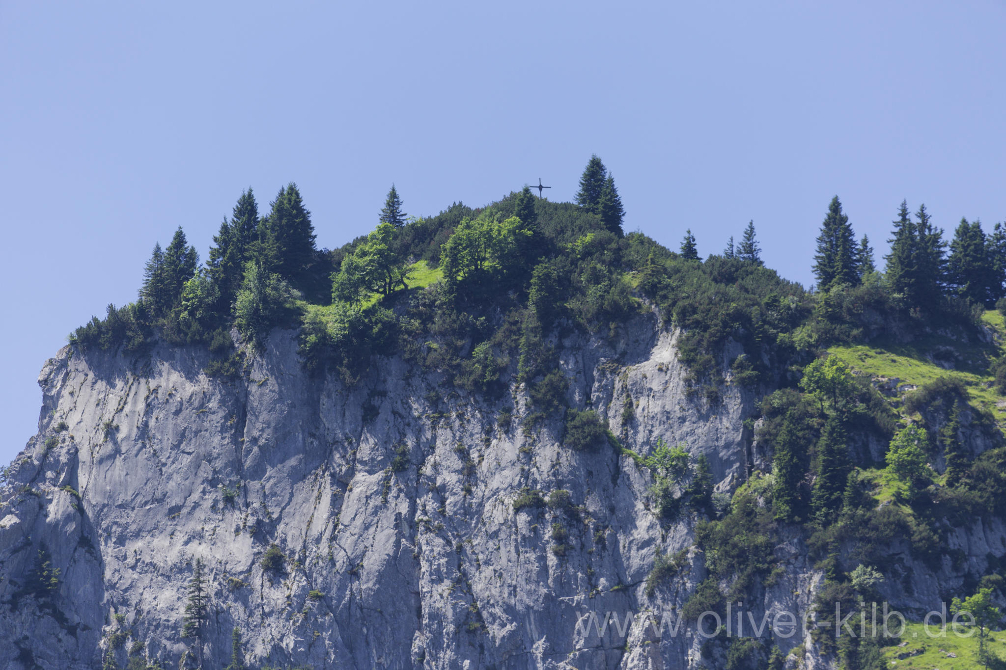Blick Richtung Achselköpfe.