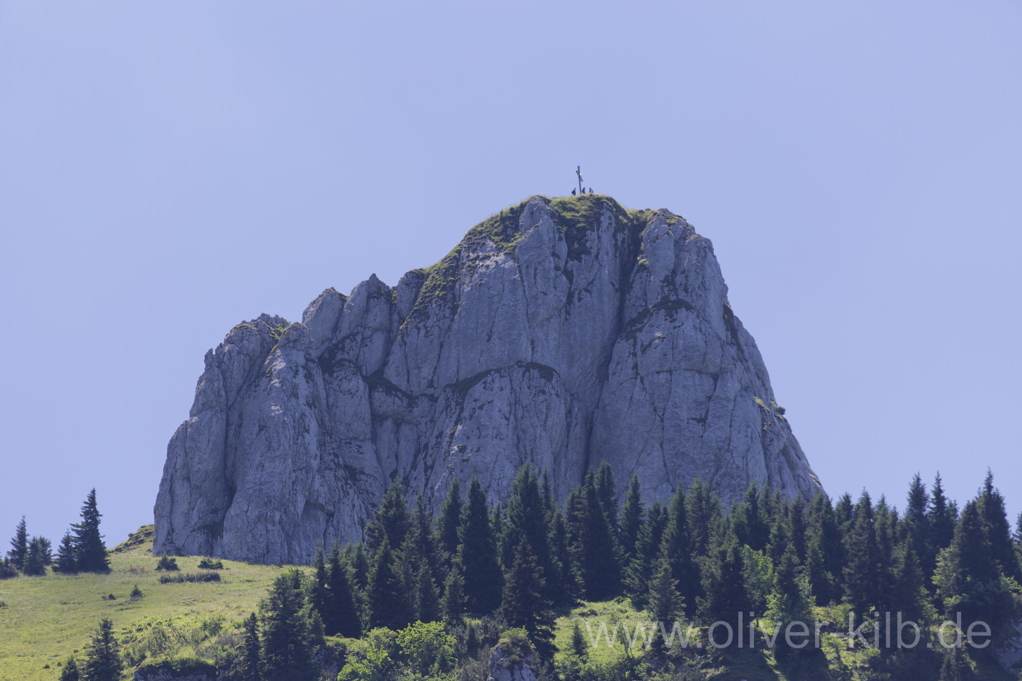 Blick Richtung Achselköpfe.