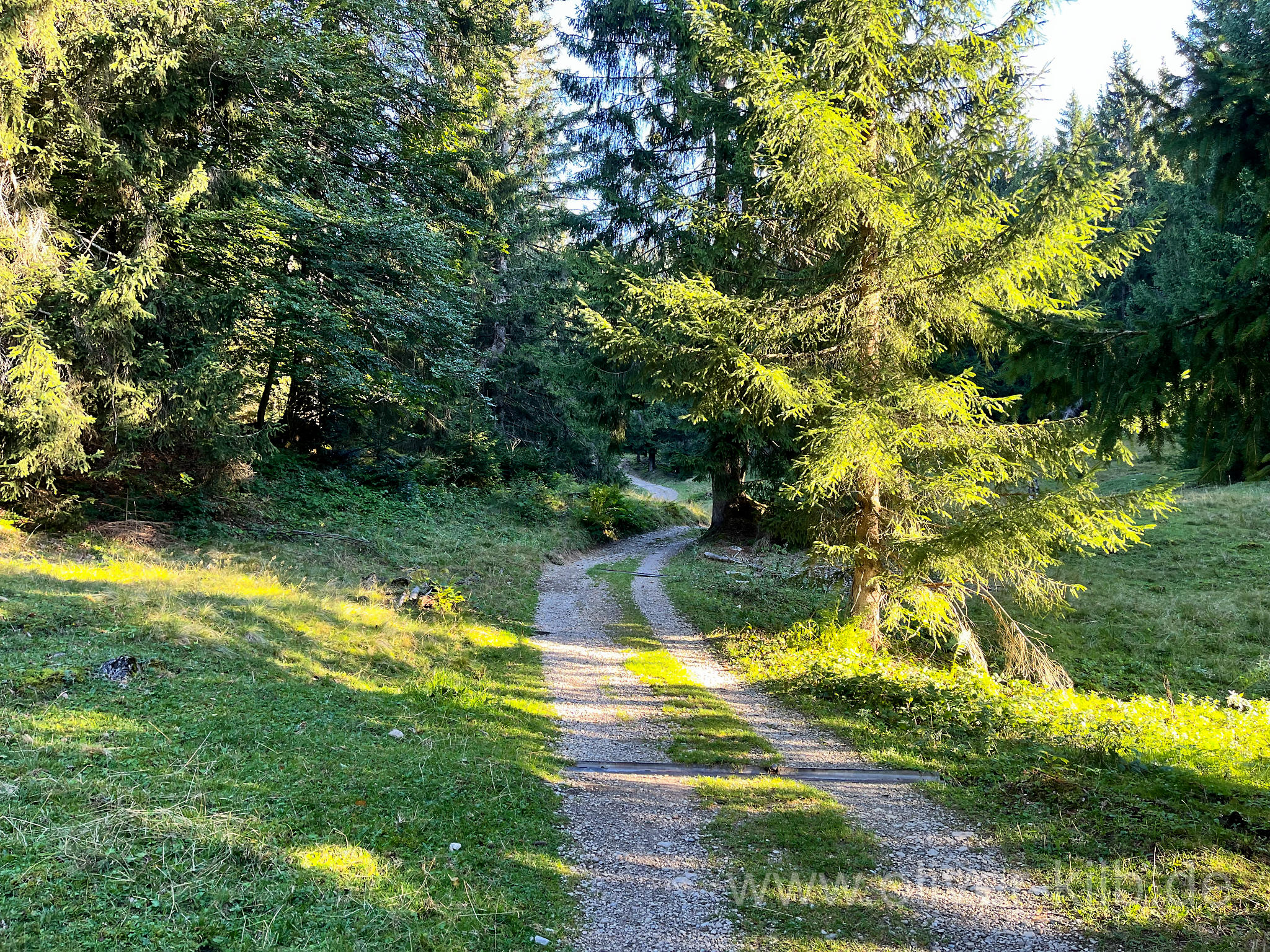 Weiter bergauf.