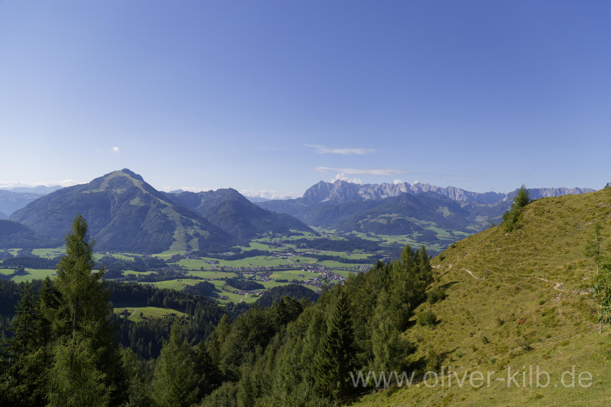 Grandioses Panorama Richtung Süden.